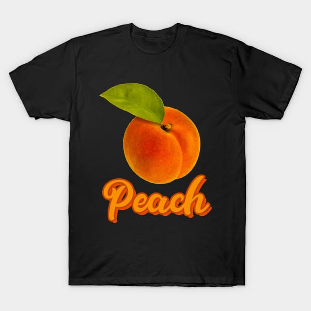 Peach T-Shirt by Duds4Fun